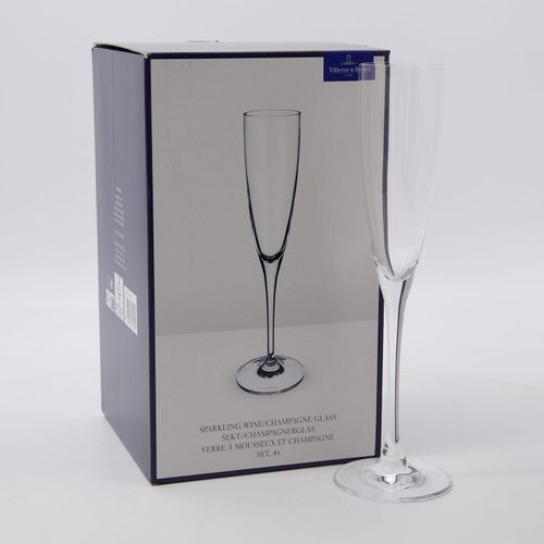 4er-Pack Maxima Sektgläser aus Kristallglas