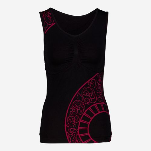 Schwarzes ärmelloses Shapewear Oberteil