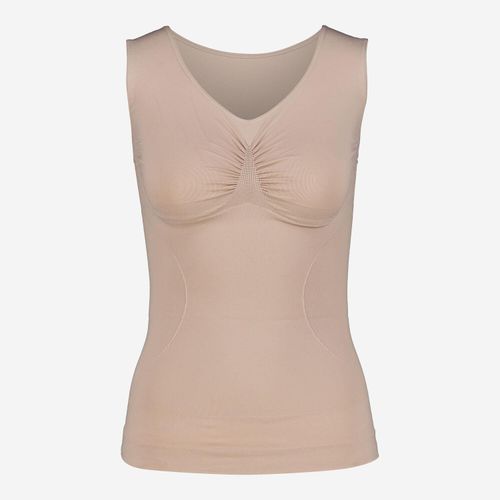 Beigefarbenes ärmelloses Shapewear Oberteil