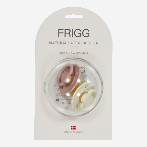 2er-Pack rosa-cremefarbene Schnuller