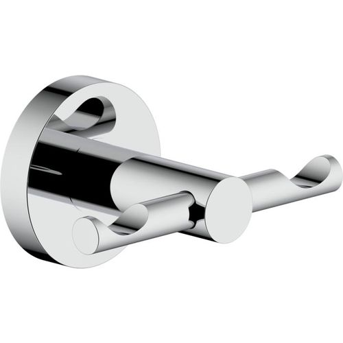 Bravat Varuna Doppelhaken 763310 chrom, Kleben/Schrauben