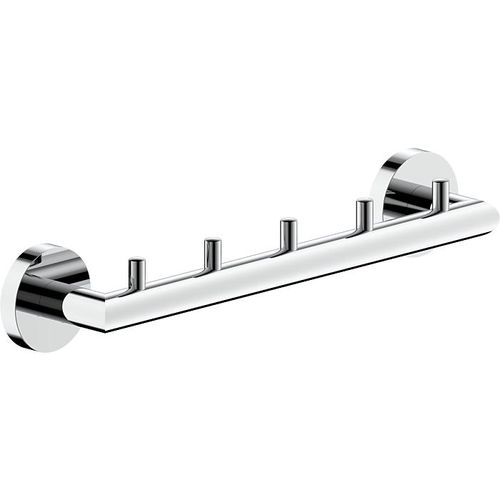 Bravat Varuna Hakenleiste 778110 chrom, zum Kleben/Schrauben