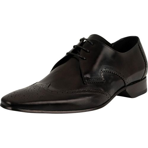 Jeffery West Escobar Lederschuhe, Schwarz 43 EU