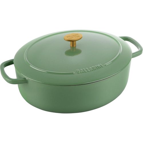 BALLARINI BELLAMONTE Cast iron pot oval 4.5 ltr green
