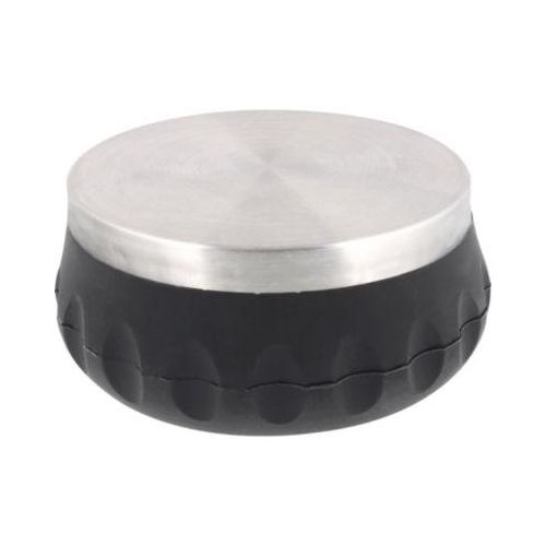 Wagner Bodentürstopper BIG DISK STEEL EH 5210, Zinkdruckguss, Ø 95 x H 43 mm, 0,81 kg, schwarz/silber