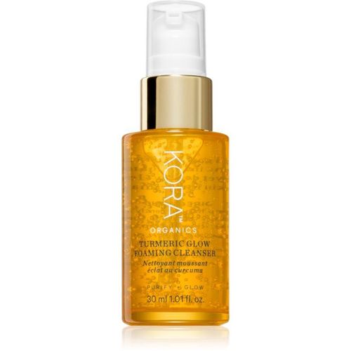 KORA Organics Turmeric Glow Foaming Cleanser Reinigingsschuim voor het Gezicht 30 ml