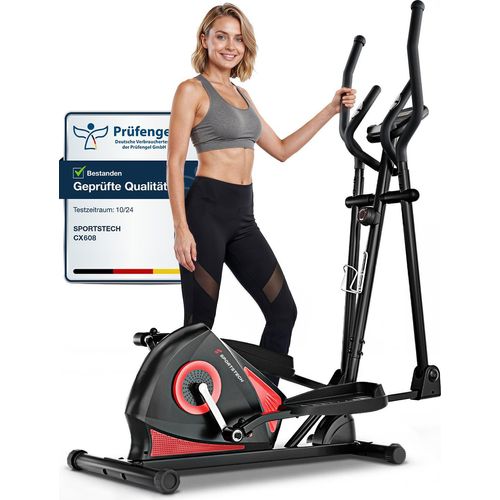 Sportstech Crosstrainer CX608, LCD- Display, App-Steuerung