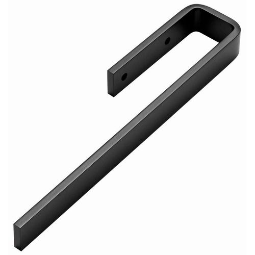 Dieter Knoll Handtuchhalter , Schwarz , Metall , eckig , 6.5x3x32.5 cm , Badaccessoires, Duschzubehör, Handtuchhalter