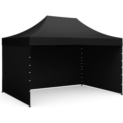 Aga Verkaufsstad Pop-Up Pavillon Partyzelten 3x4,5m Schwarz