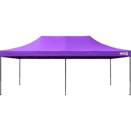 Aga Verkaufsstand ohne Seitenwände 3x6 m Lila