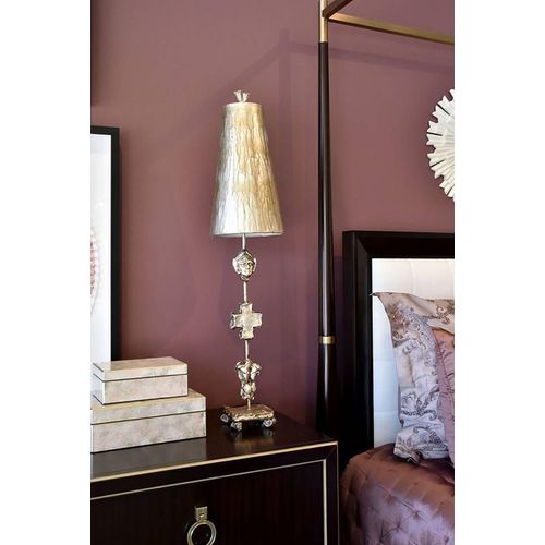 Fragment Tischleuchte silber antik Flambeau FB-FRAGMENT-TL-S