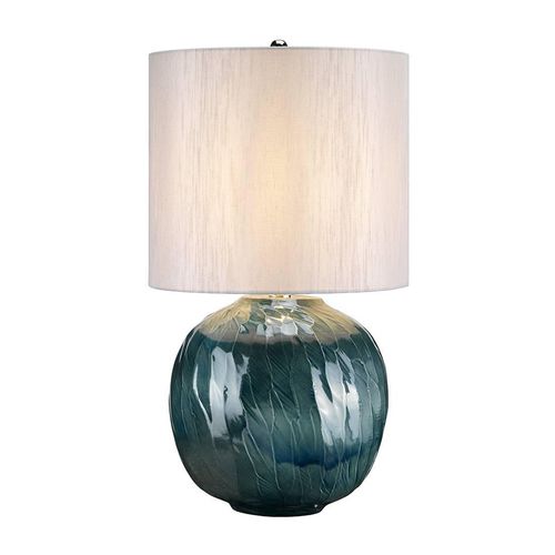 Blue Globe Tischleuchte blau 550mm Elstead Lighting BLUE-GLOBE-TL