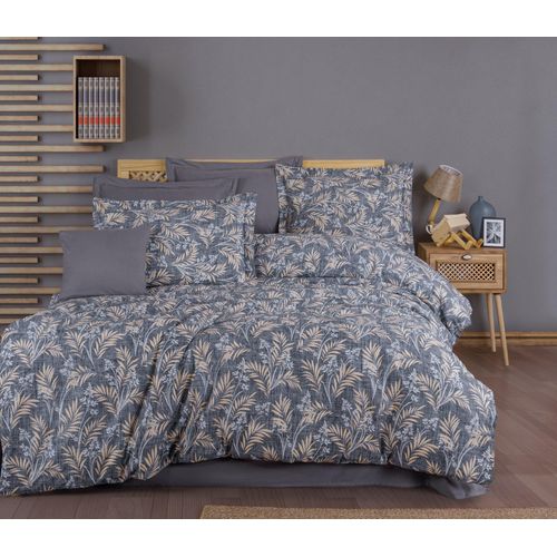 L'Essentiel Linge de Maison, Tuba, Ranforce Super King Bettbezug-Set (FR), Grau, 100 % BAUMWOLLE RANFORCE, 260 x 220 cm