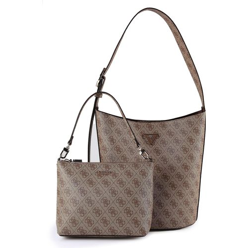 Guess Meridian ll - Schultertasche 28 cm (latte logo)