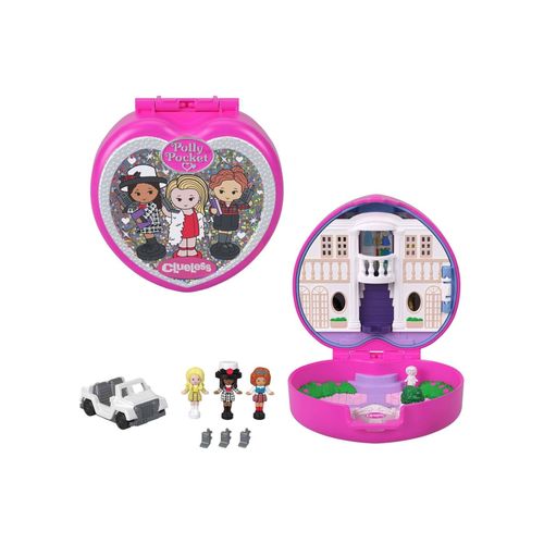 Mattel JCC21 - Polly Pocket - Clueless Sammler-Schatulle mit Minipuppen & Zubehör