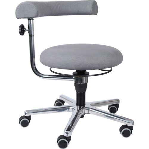 EDUPLAY 110445 Erzieher/in Stuhl 41-54 cm, Ø 61 x 54 cm, grau