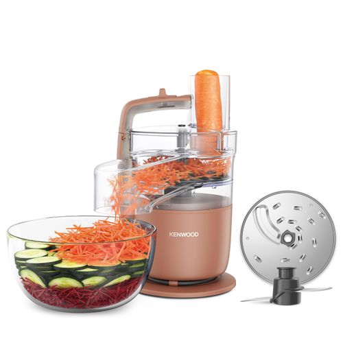 KENWOOD Kompakt-Küchenmaschine "MultiPro Go FDP22.130GY", terracotta, B:16,8cm H:29,7cm T:16,8cm, Küchenmaschinen, Kompakt-Küchenmaschine