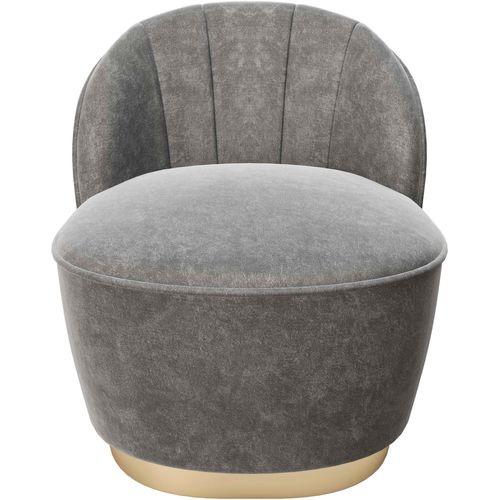 Cocktailsessel PLAYBOY "STELLA", anthrazit, B:67cm H:71cm T:70cm, Sessel, Cocktailsessel