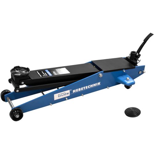 Rangierwagenheber GÜDE "GRH 2/800 HD", silber (schwarz, blau, silberfarben), B:43,5cm H:18,5cm L:118cm, Fahrzeugheber