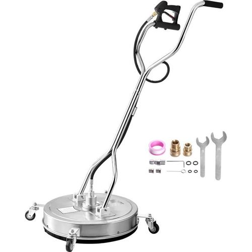 558mm Hochdruckreiniger Flächenreiniger - Terrassenreiniger mit 4 Rädern - Druck von 310bar