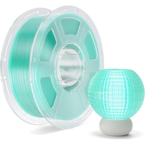 PETG 3D-Drucker-Filament - 1,75 mm - 1 kg Spule - Maßhaltigkeit ±0,02 mm - Hochgeschwindigkeit 30–600 mm/s - Düse 230–250 °C - Heizbett 60–80 °C - Weiß