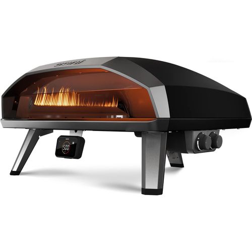 Ooni Koda 2 Max, 1 Pizza/Pizzen, Schwarz, Silber, 33 cm, 500 °C, 150 - 500 °C, Stein