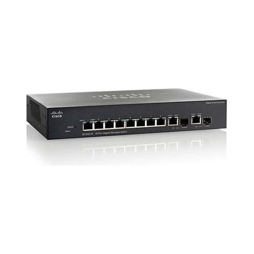 Cisco SG350-10P-K9 Cisco SG350-10P PoE/GE/GE/MAN/08 | 5x UPoE, PoE-Budget 62W