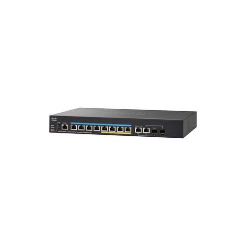 Cisco Small Business SG350X-8PMD, Managed, L2+/L3, 2.5G Ethernet (100/1000/2500), Power over Ethernet (PoE), Rack-Einbau, 1U