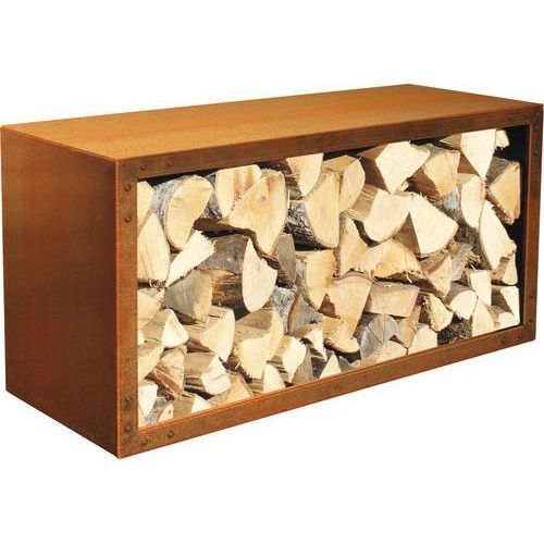 Kaminholzregal Palatino Woodpecker PRO 100 x 40 x 50 cm braun