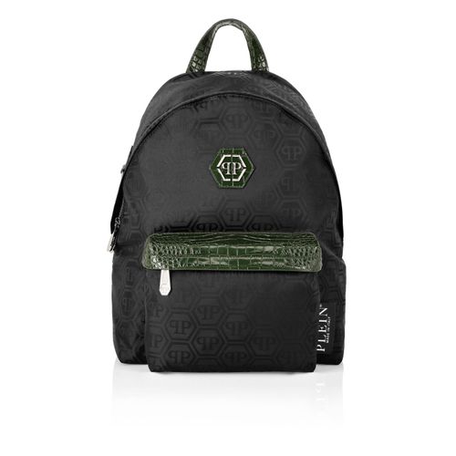 Freizeitrucksack PHILIPP PLEIN "Monogram", 02, schwarz, Rucksäcke Freizeitrucksack