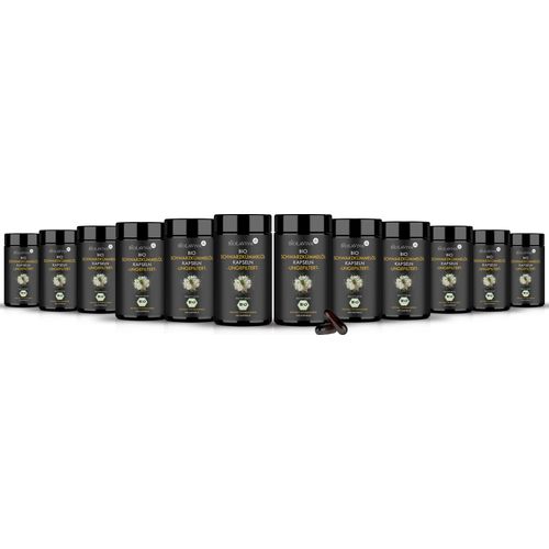 BIOLAVIVA Schwarzkümmelöl Kapseln – 12 x 240 Stück, ungefiltert