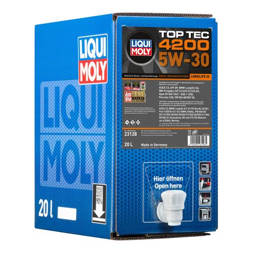 LIQUI MOLY Motoröl Top Tec 4200 5W-30 New Generation [20 L] 23128 20l