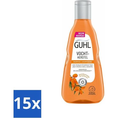 Guhl - Shampoo - Feuchtigkeitswiederherstellung - 250 ml - Vorteilspack - 15 Stücke