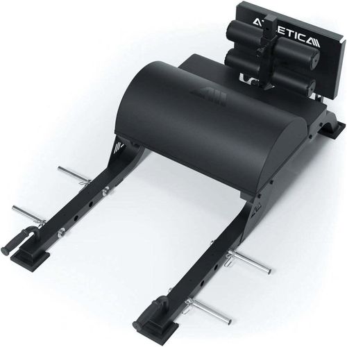 ATLETICA GHD Glute Ham Developer | Beinbeuger zur Kräftigung der Körperrückseite | Integrierte Band Pegs zur Befestigung von Widerstandsbänder