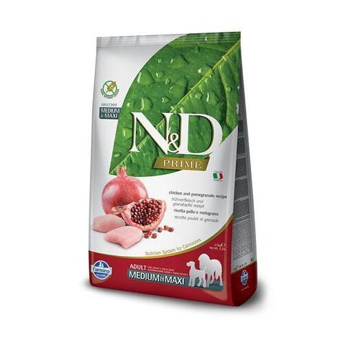 N&D Prime Hundefutter Huhn medium/maxi 12 kg
