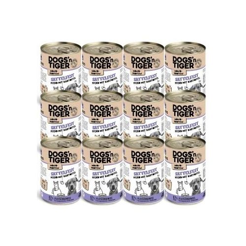 Dogs'n Tiger Sattelfest Pferd & Kartoffel 12x400 g