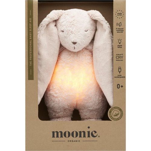 Moonie The Humming Friend 2.0 Organic Rose knuffeldoekje met muziek 1 st