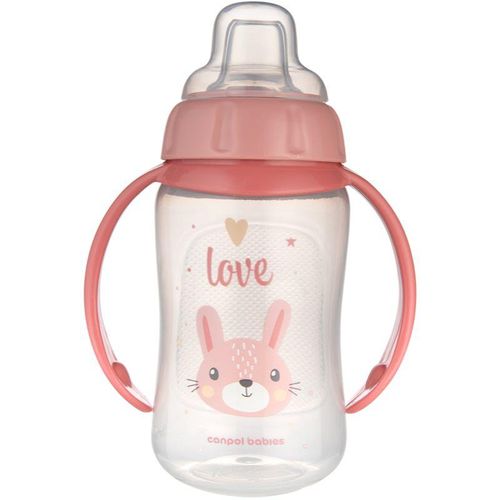 Canpol babies Cute Animals Training Cup trainingsbeker Rabbit 6m+ 320 ml