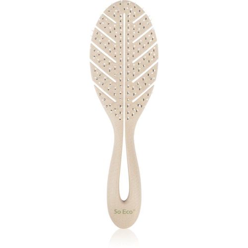 So Eco Biodegradable Detangling Leaf Brush compostable brush for wet hair 1 pc
