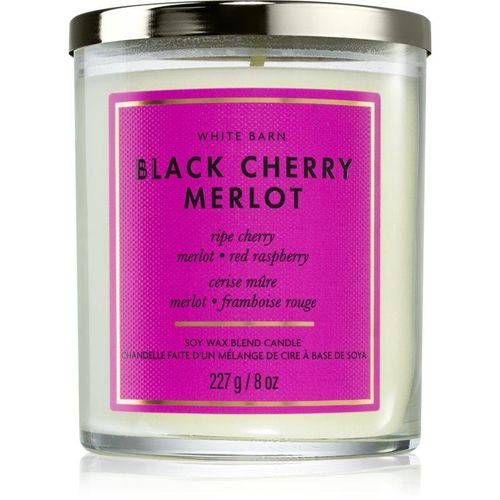 Bath & Body Works Black Cherry Merlot geurkaars 227 g