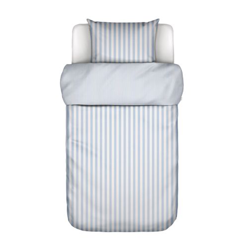 Bettwäsche MARC O'POLO "Mikkeli, Baumwollperkal", blau (powder blau), B/L: 140cm x 200cm, 1 Stk., 1 Stk., Perkal, B/L: 70cm x 90cm, 2 Stk., Perkal, Obermaterial: 100% Baumwolle, Bettwäsche, Bettwäsche