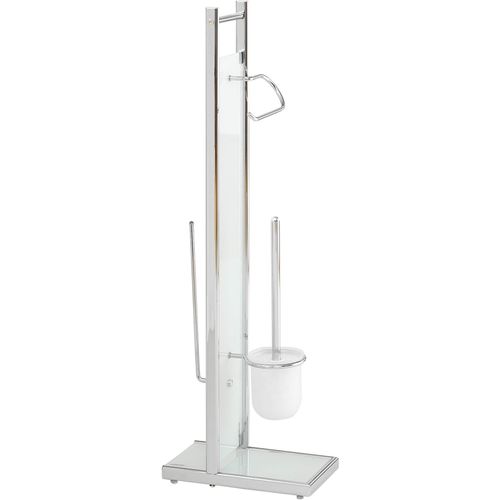 Badaccessoire-Set HEINE HOME, weiß, Chrom, Glas, Badaccessoires-Sets, Badaccessoire-Set