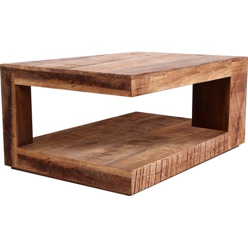 Couchtisch INOSIGN "Titlis", braun (natur, braun, natur, braun, natur, braun), B:90cm H:40cm T:60cm, Tische, Couchtisch