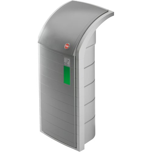 Müllsackständer HAILO "ProfiLine WSB Design XXXL", grau, B:50cm H:110cm T:45cm, Kunststoff, Mülleimer, Müllsackständer, 120 Liter, grau, Wertstoffsammler