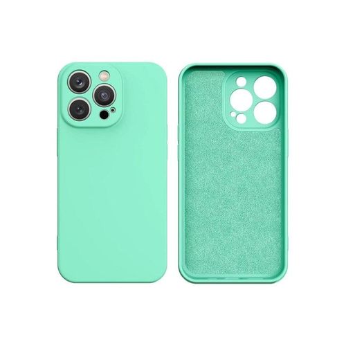 Hurtel Silicone Case - iPhone 14 Plus Silicone Cover Mint Green