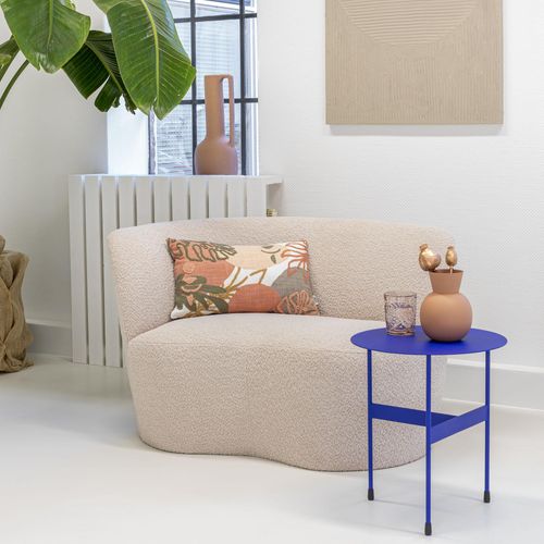 Beistelltisch SPINDER DESIGN "MIRA HIGH", blau (ultramarine, ultramarine, ultramarine, ultramarine, ultramarine, ultramarine), B/H/T: 45cm x 50cm x 45cm, Tische, Beistelltisch, Beistelltisch aus Stahl