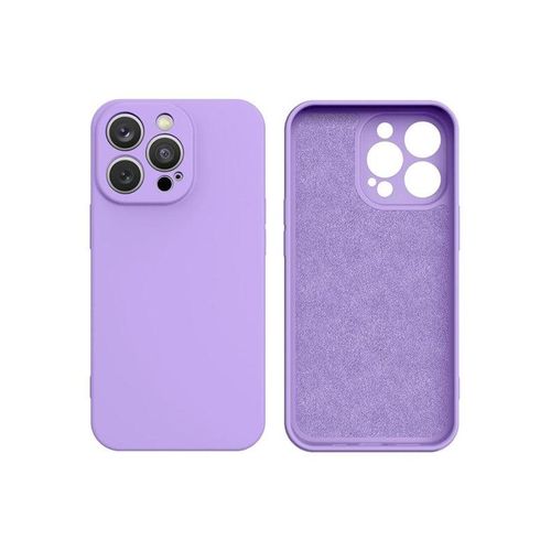 Hurtel Silicone Case iPhone 14 Plus Silicone Case Purple