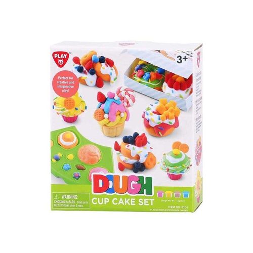 Playgo Cup-Cake Clay Set - 4 Clay Pots