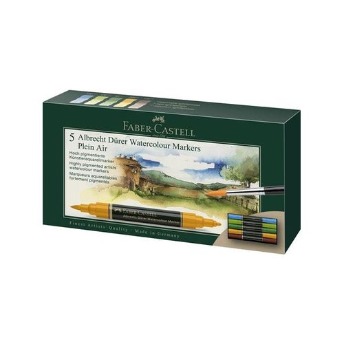 Faber-Castell Aquarellmarker A. Dürer 5er Etui PleinAi
