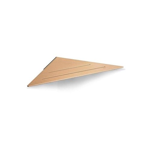 Unidrain Reframe Collection soap shelf corner, Brass